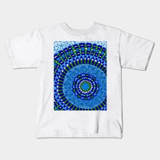 Blue and Green Kids T-Shirt